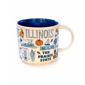 Starbucks Illinois Been There Series Mug Prairie State Blue Interior